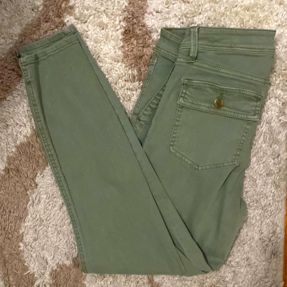Cosmic Blue Love ankle pants
